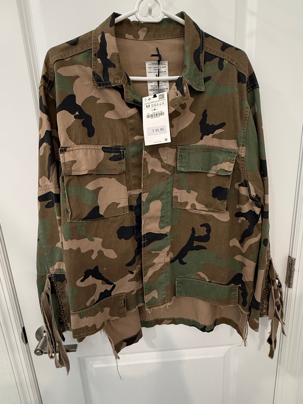 Zara Camo Utility Jacket